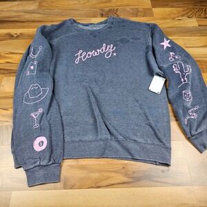 Western Graphic Sweatshirt Hi Res Cowboy Gray Altar'd State Large